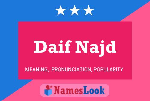 ملصق اسم Daif Najd