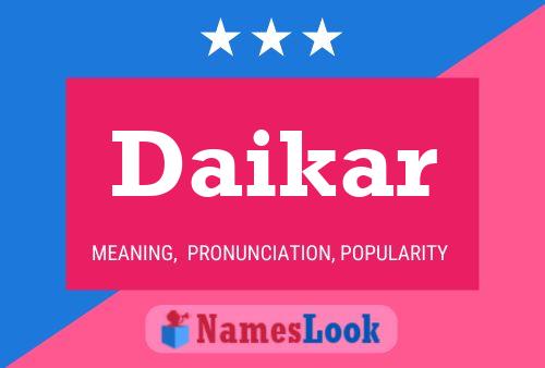 ملصق اسم Daikar