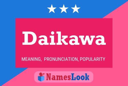 ملصق اسم Daikawa