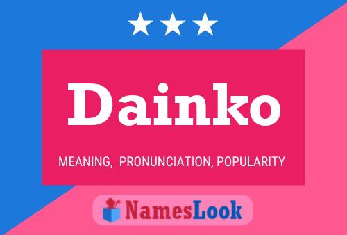 ملصق اسم Dainko