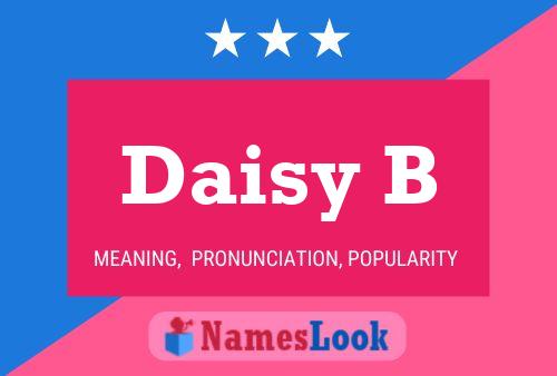 ملصق اسم Daisy B