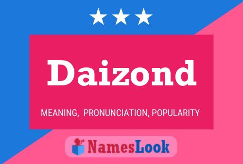 ملصق اسم Daizond