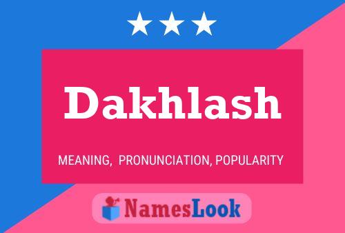 ملصق اسم Dakhlash