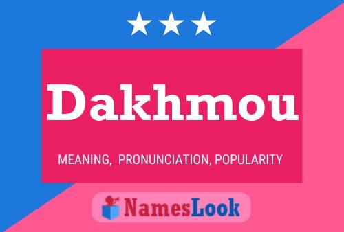 ملصق اسم Dakhmou