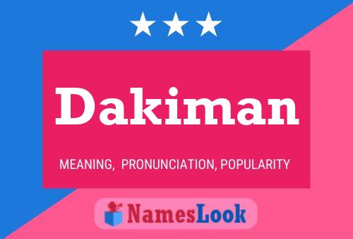 ملصق اسم Dakiman