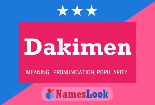 ملصق اسم Dakimen