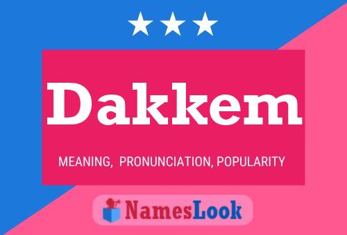 ملصق اسم Dakkem