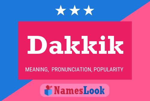 ملصق اسم Dakkik