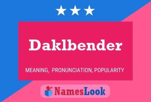 ملصق اسم Daklbender