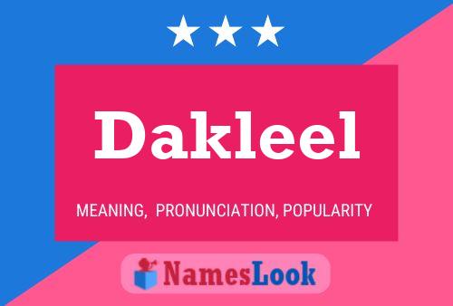 ملصق اسم Dakleel