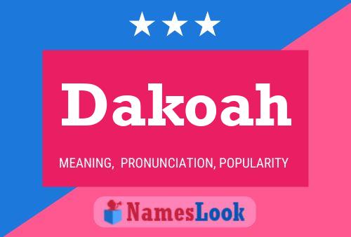 ملصق اسم Dakoah