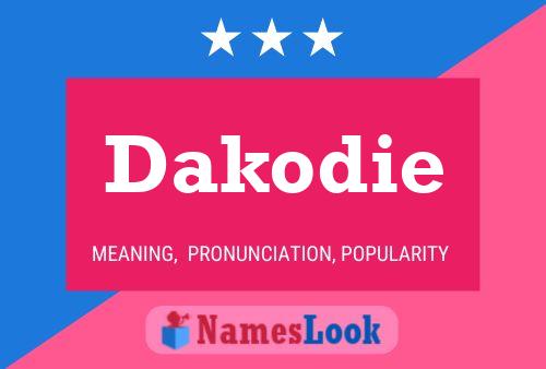 ملصق اسم Dakodie