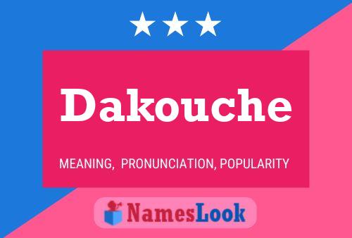 ملصق اسم Dakouche