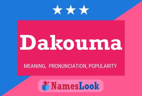 ملصق اسم Dakouma