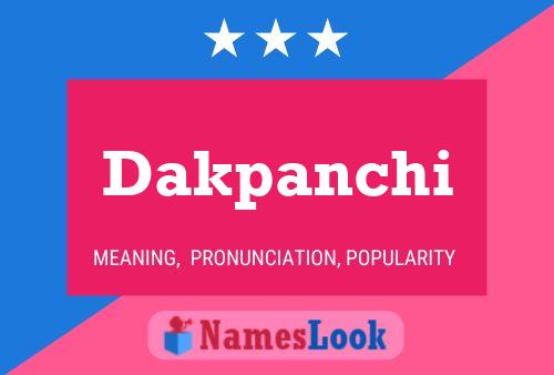 ملصق اسم Dakpanchi