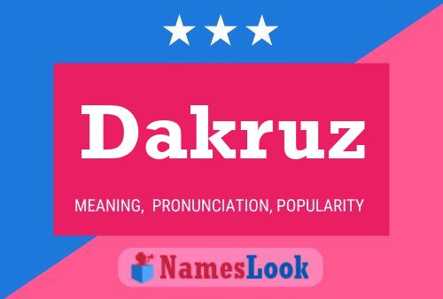 ملصق اسم Dakruz