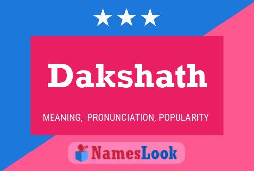 ملصق اسم Dakshath