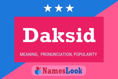 ملصق اسم Daksid