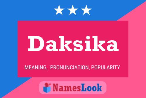 ملصق اسم Daksika