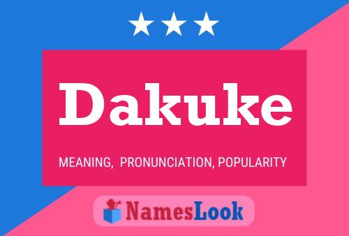 ملصق اسم Dakuke