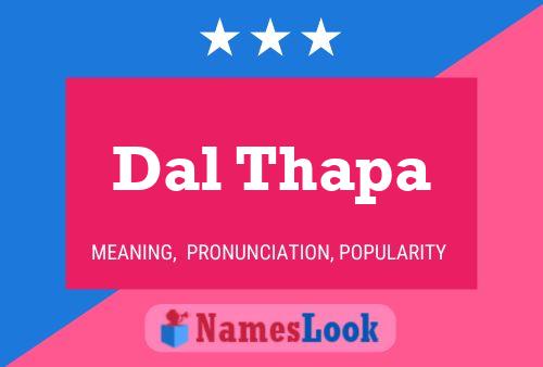 ملصق اسم Dal Thapa