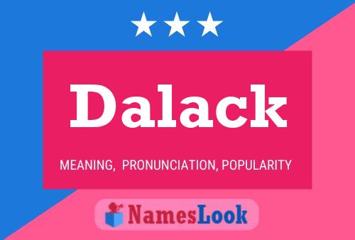 ملصق اسم Dalack