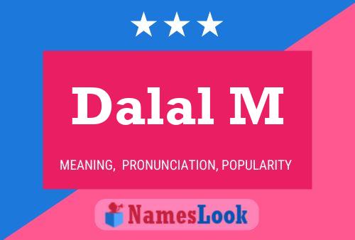 ملصق اسم Dalal M