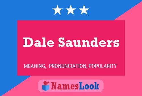 ملصق اسم Dale Saunders