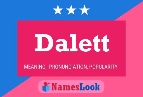 ملصق اسم Dalett