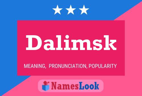 ملصق اسم Dalimsk