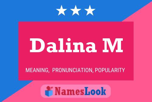 ملصق اسم Dalina M