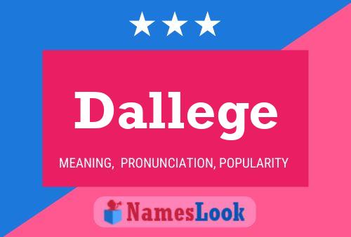 ملصق اسم Dallege