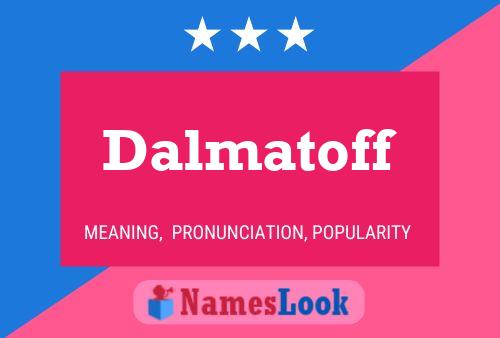 ملصق اسم Dalmatoff