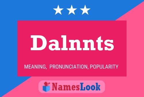 ملصق اسم Dalnnts