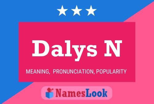 ملصق اسم Dalys N