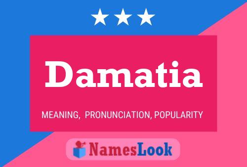 ملصق اسم Damatia