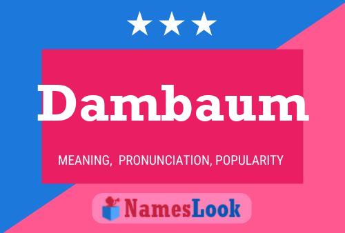 ملصق اسم Dambaum