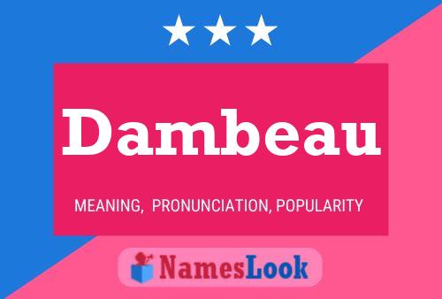 ملصق اسم Dambeau