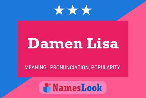 ملصق اسم Damen Lisa