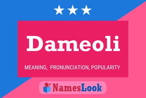 ملصق اسم Dameoli