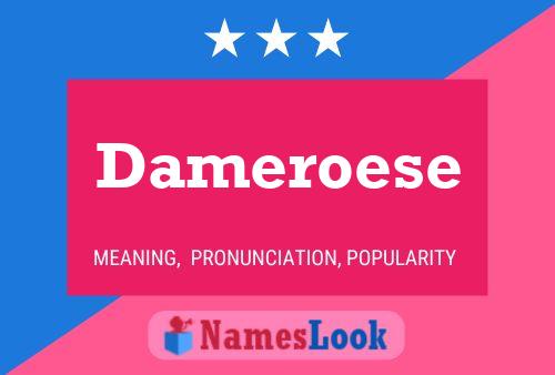 ملصق اسم Dameroese