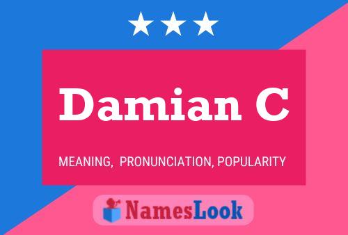 ملصق اسم Damian C