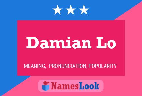 ملصق اسم Damian Lo