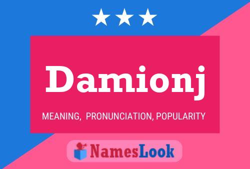 ملصق اسم Damionj