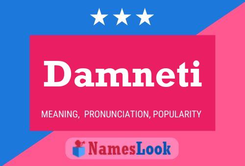 ملصق اسم Damneti