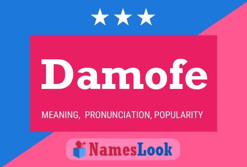 ملصق اسم Damofe