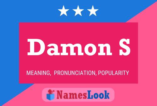 ملصق اسم Damon S