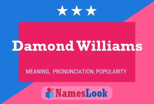 ملصق اسم Damond Williams