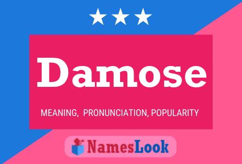 ملصق اسم Damose