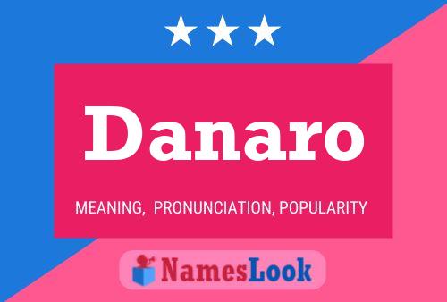 ملصق اسم Danaro